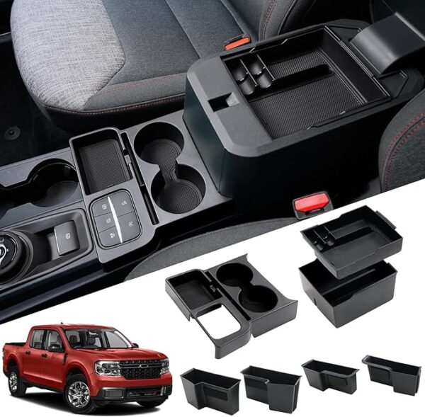 Mabett 7PCS Center Console Organizer for Ford Maverick 2022-2025